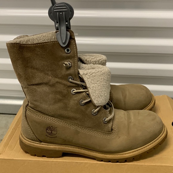 Timberland Jayne Fleece Women's Size 9US Gray Lace Up‎ Waterproof Boots - Picture 1 of 12
